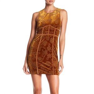 Free People Intimately Velvet Bodycon Mini Dress